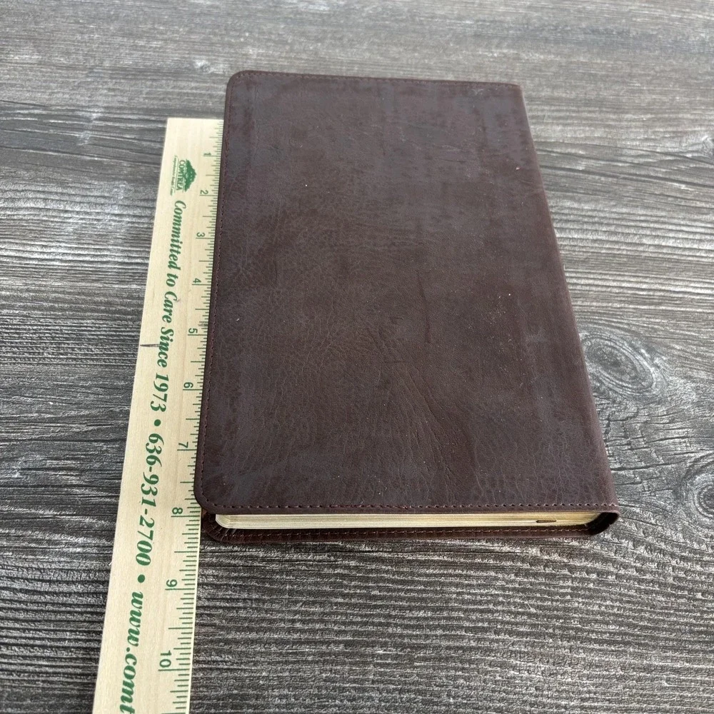 Holy Bible CSB Christian Standard Brown LeatherTouch UltraThin Holman Text